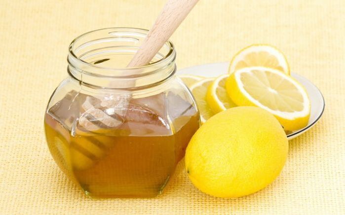 العسل والليمون قناع مجدد